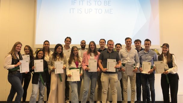 Studenten behalen Lean Green Belts